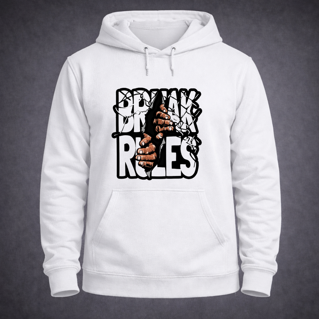 Break Rules Graphic Hoodie