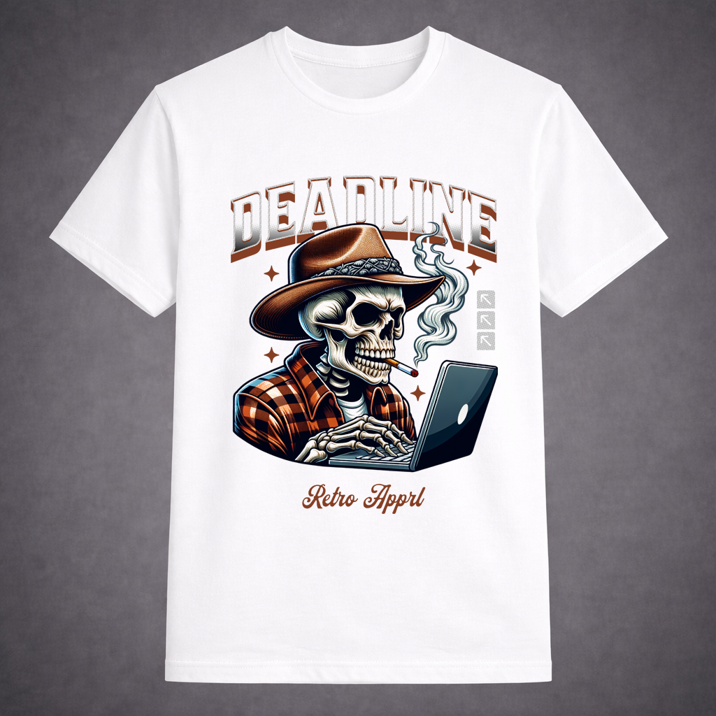 Deadline Retro Skull T-Shirt