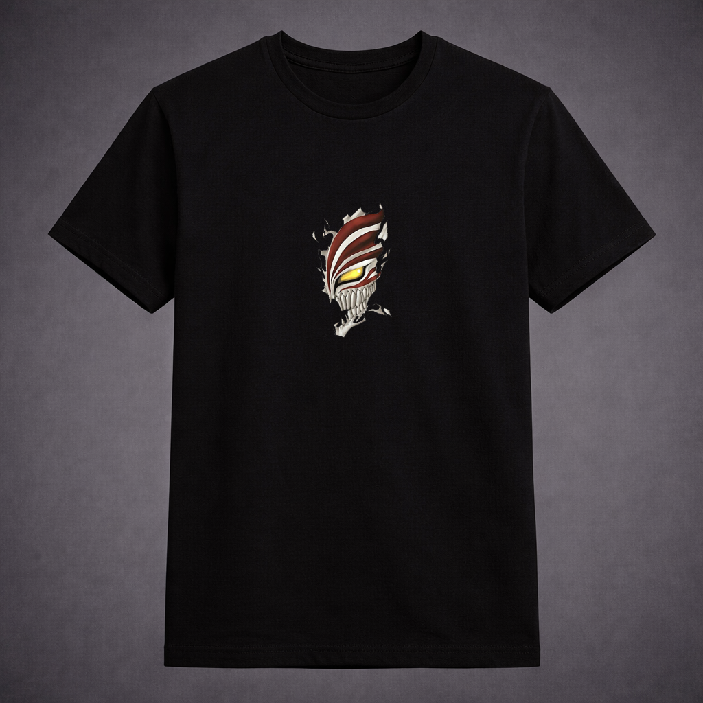 T-Shirt Shinigami Streetwear – Stile Anime Dark (Stampa Fronte & Retro)