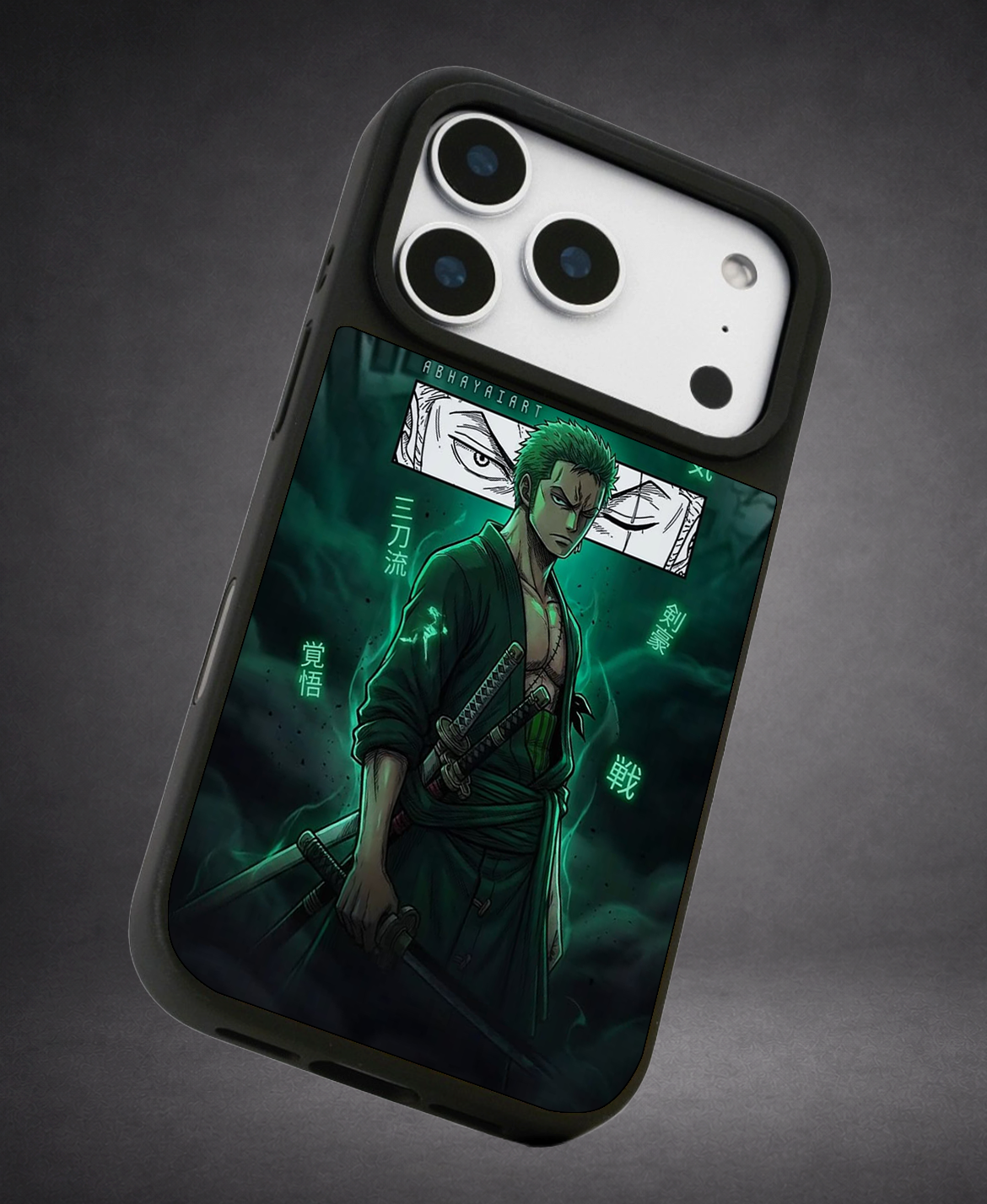 Funda Anime Samurai Verde – Diseño Streetwear Premium