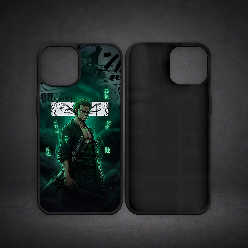 Funda Anime Samurai Verde – Diseño Streetwear Premium