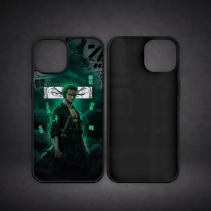 Green Samurai Anime Phone Case – Premium Streetwear Design