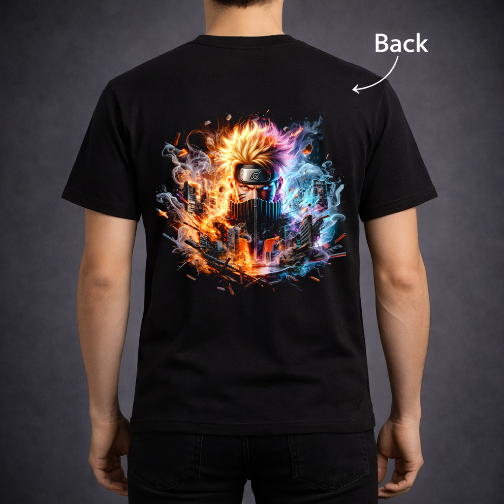 Urban Ninja Energy — Fire and Ice Anime Design